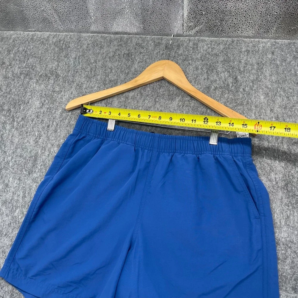 LL Bean Supplex Shorts Mens Medium Blue Mesh Lined Swim Trunks
